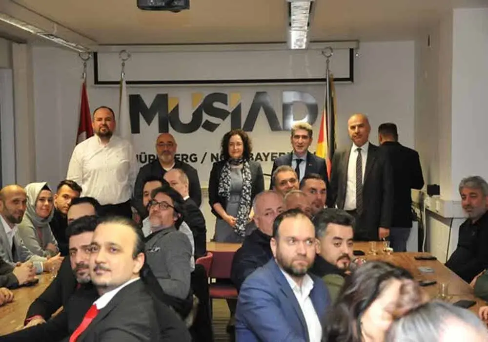 Nürnberg Oyuncak Fuarına gelen işadamları MUSİAD’ın misafiri oldular
