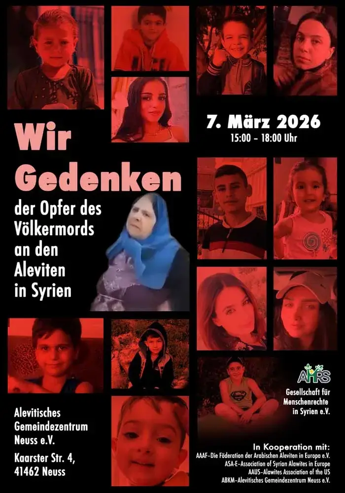 Neuss’ta Suriye Alevileriyle Dayanışma Etkinliği