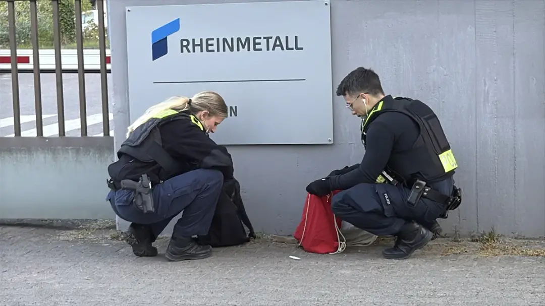 Aktivistler İsrail için mühimmat üreten Rheinmetall şirketini protesto etti