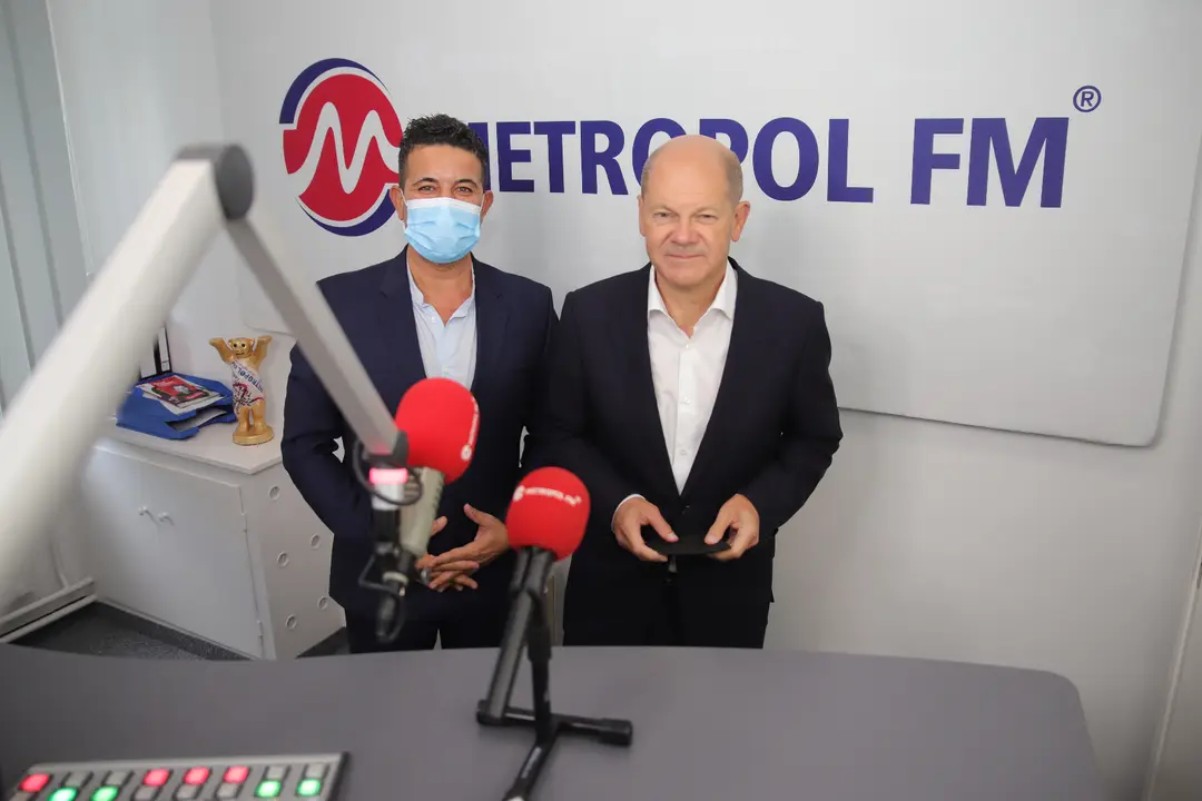 SPD‘nin Başbakan Adayı Olaf Scholz Metropol FM‘i Ziyaret Etti