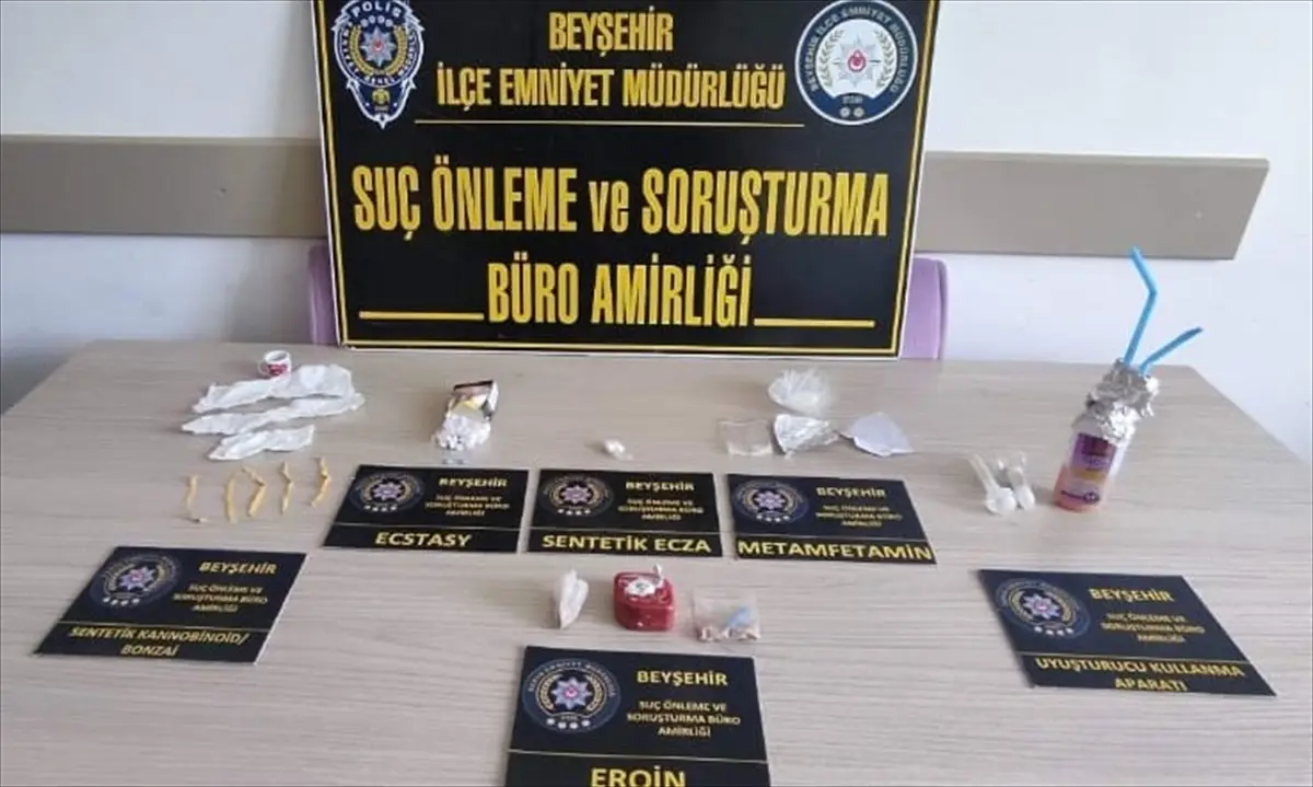 Konya'da uyuşturucu operasyonu: 2 zanlı tutuklandı
