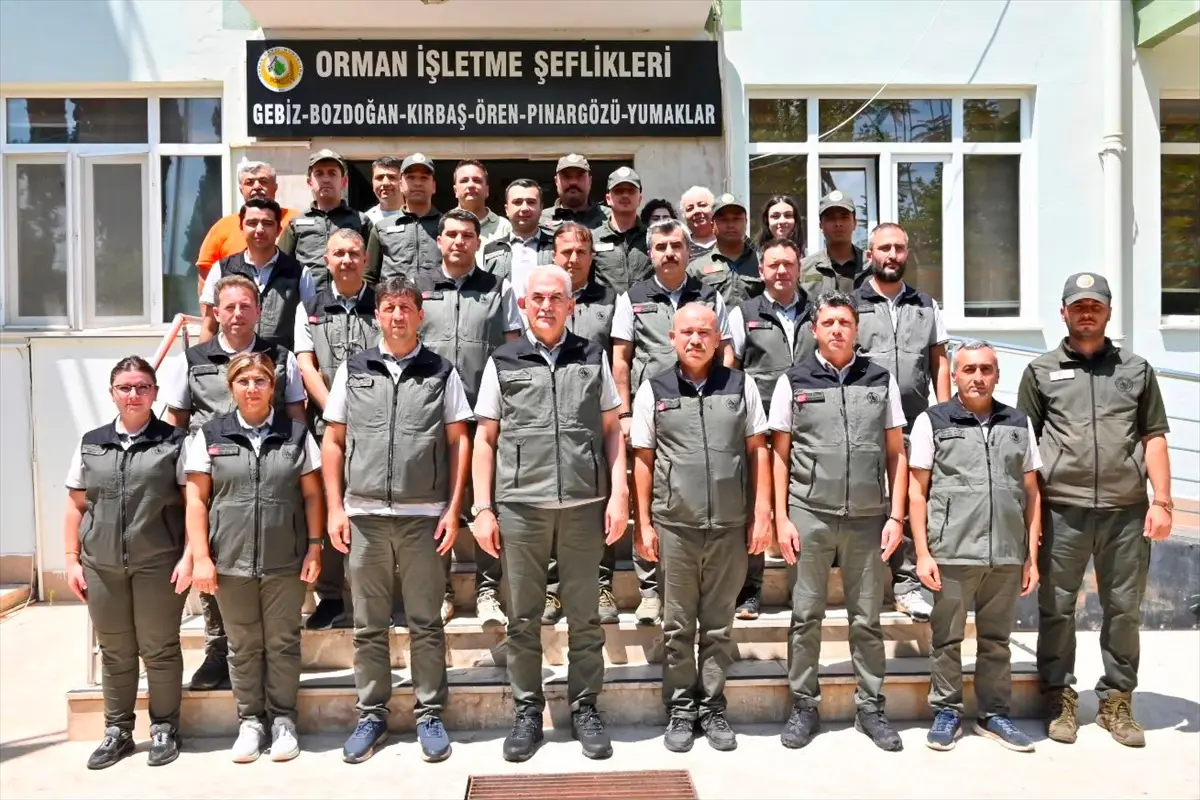 Orman Genel Müdürü Karacabey Serik'te inceleme yaptı