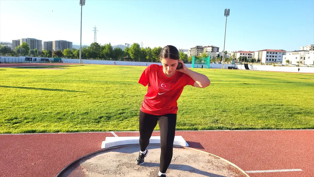 Depremzede Meryem'in hedefi olimpiyatlar