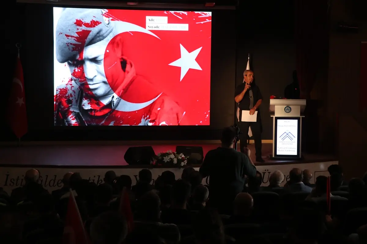 Çankırı'da 'İrade Bizim, Vatan Bizim' konferansı