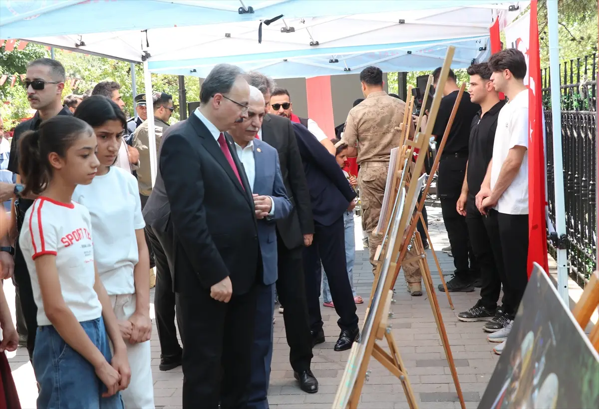 Siirt'te 15 Temmuz Anma Çadırı Açıldı