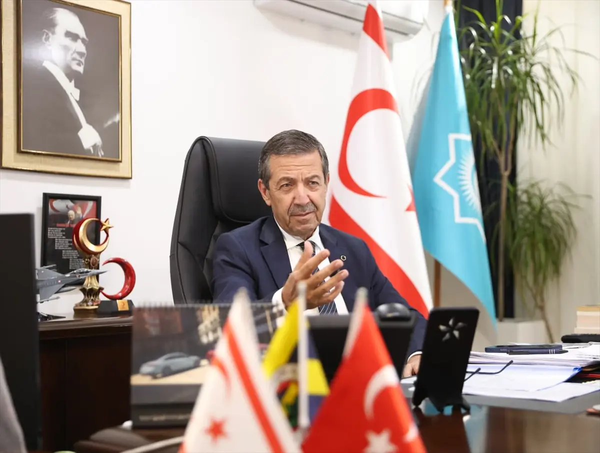 KKTC Dışişleri Bakanı Ertuğruloğlu: Müdahale hakkından vazgeçmeyiz