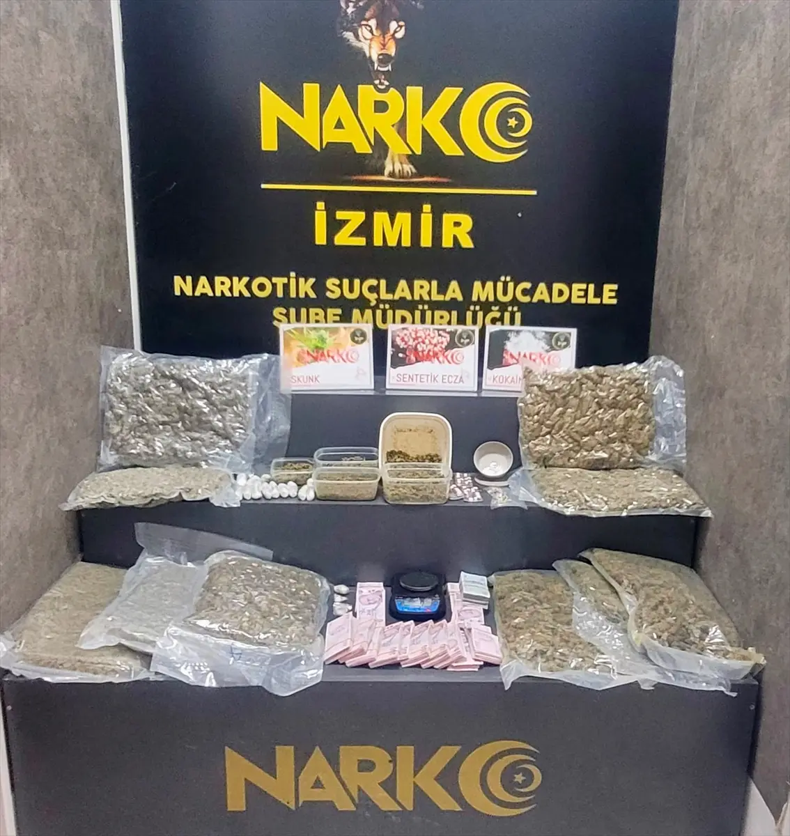 İzmir'de büyük miktarda uyuşturucu ele geçirildi: Bir kişi tutuklandı