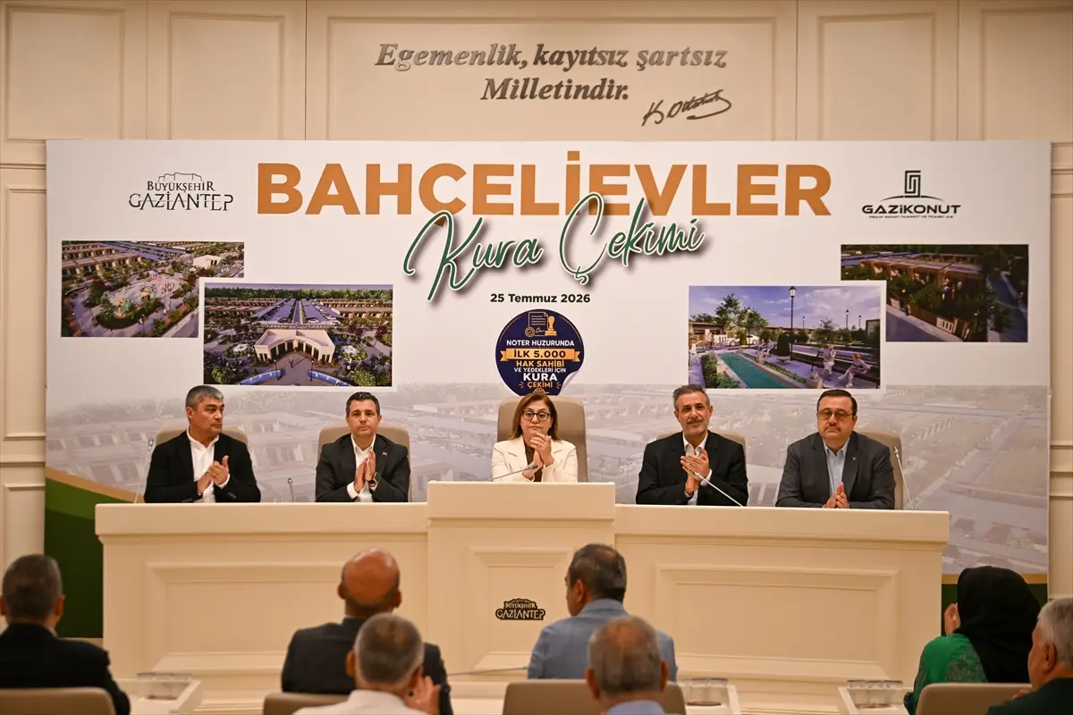 Gaziantep Bahçelievler Project: First 500 Beneficiaries Determined by Lottery