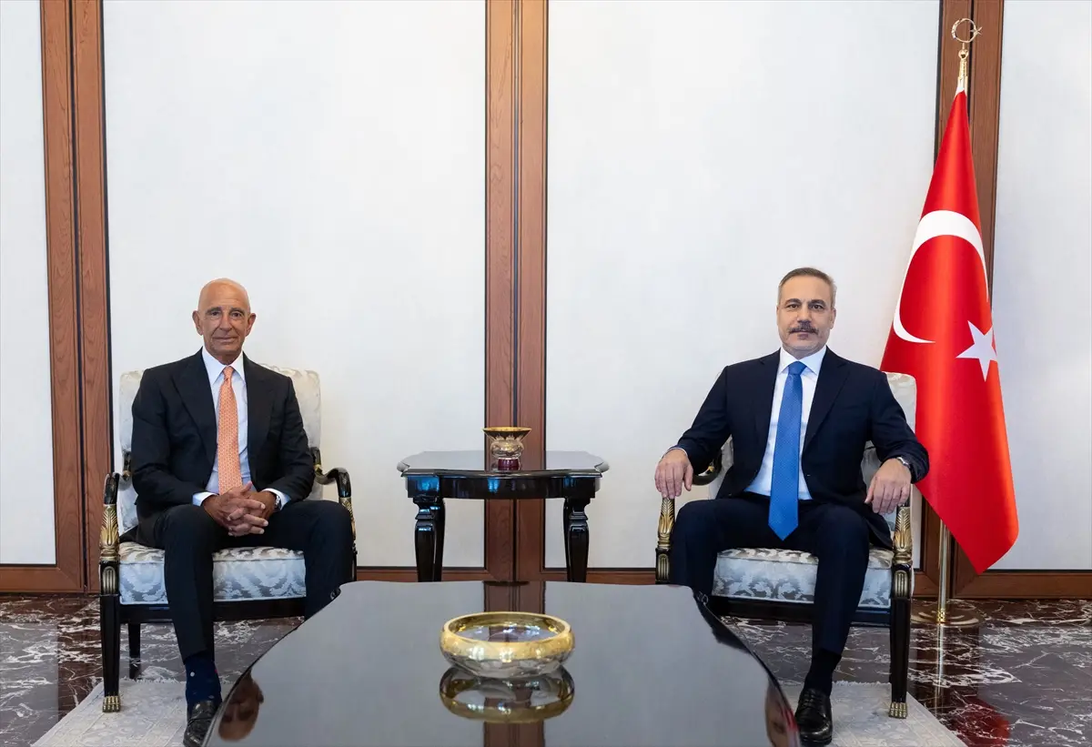 Dışişleri Bakanı Fidan, ABD'nin Ankara Büyükelçisi Barrack'ı kabul etti