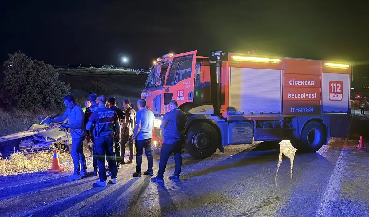 Kırşehir'de trafik kazası: 1 ölü, 1 kişi yaralandı