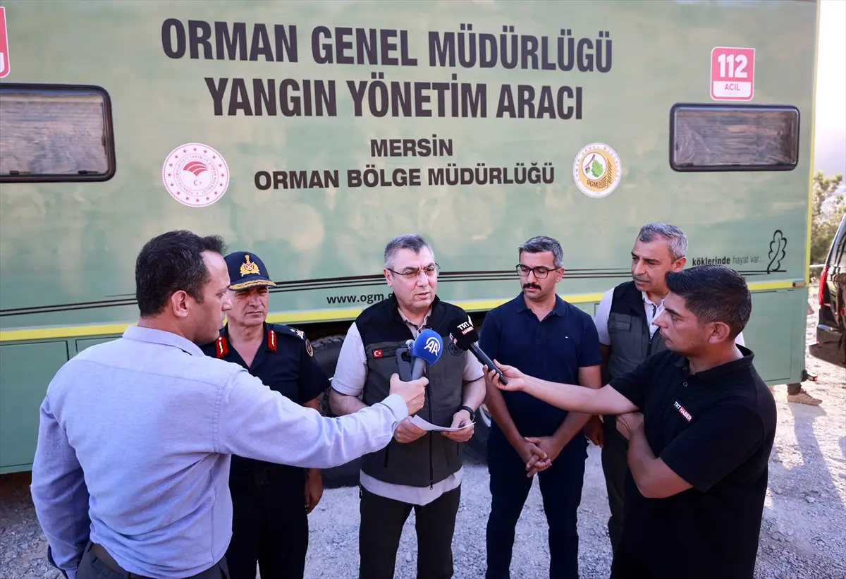 Mersin yangını: 145 kişi tahliye edildi, can kaybı yok