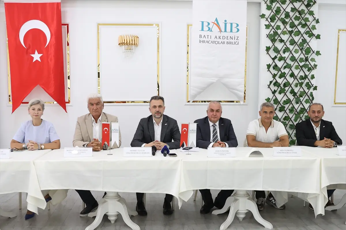 BAİB Başkanı Can: Batı Akdeniz ihracatı 7 ayda rekor kırdı
