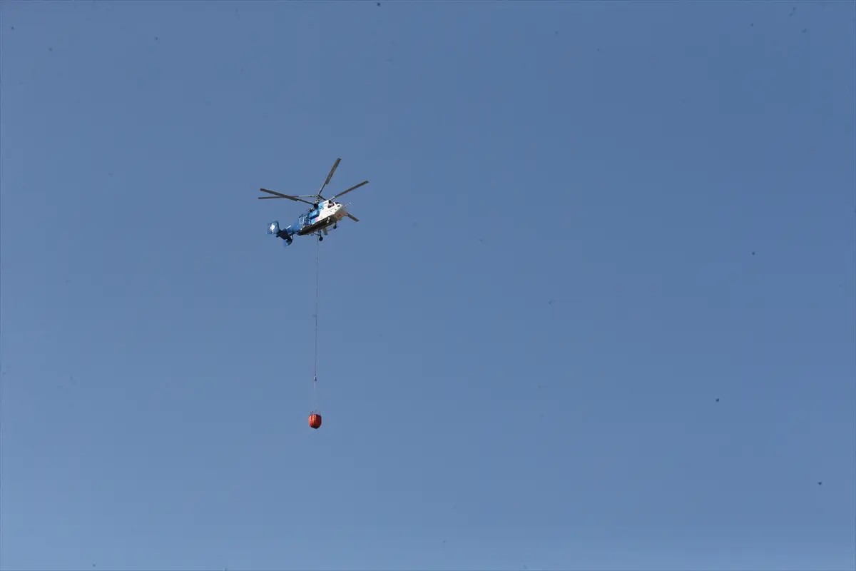 Hatay'daki orman yangını ekiplerin müdahalesiyle kontrol altında