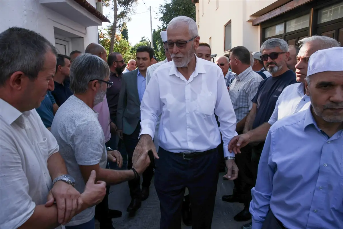 Gümülcine Müftüsü İbrahim Şerif'in eşi Celile Şerif defnedildi