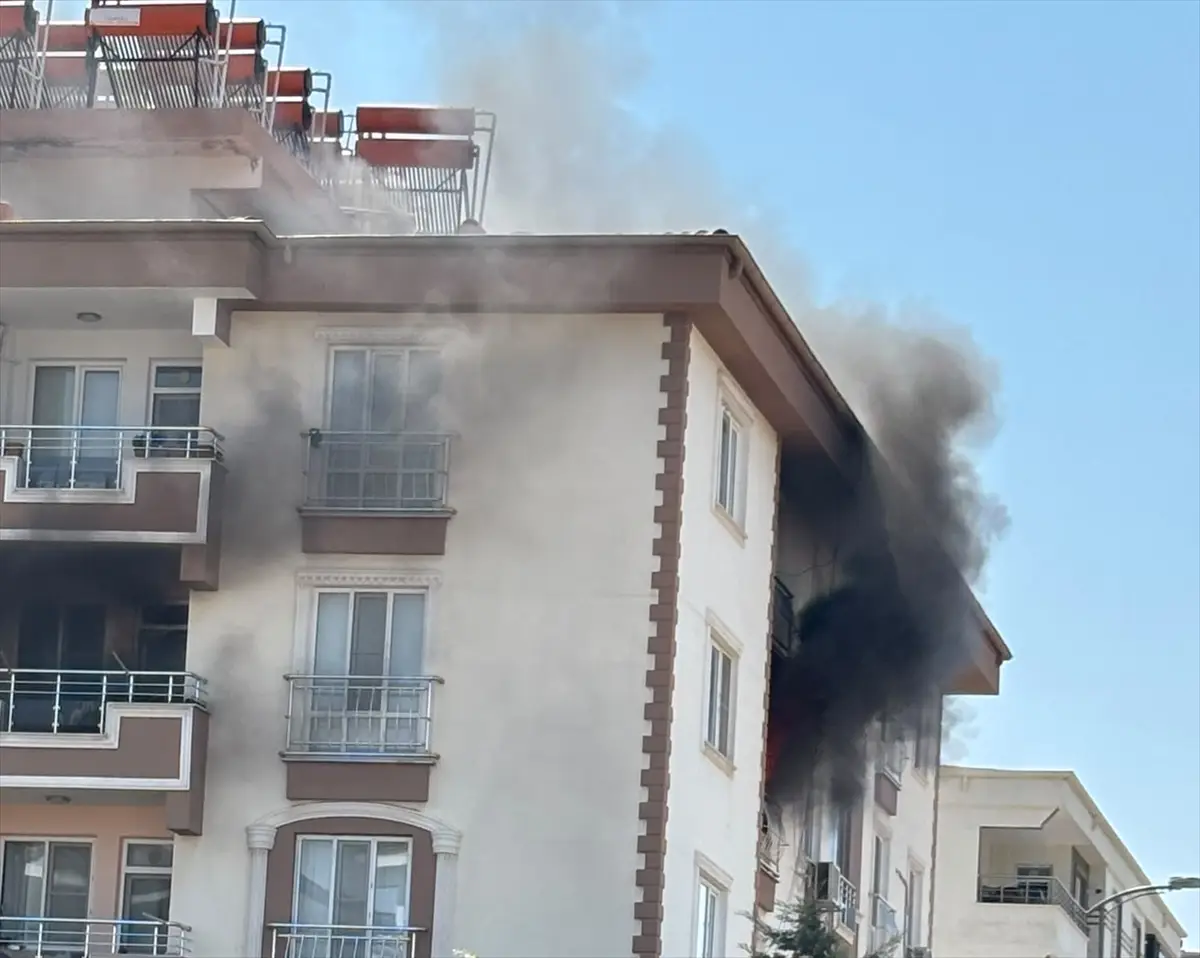 Kilis'te korkutan ev yangını
