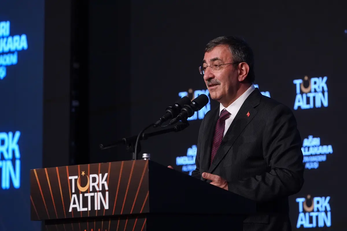 Cumhurbaşkanı Yardımcısı Cevdet Yılmaz "Ağrı Mollakara Altın Madeni Açılışı"nda konuştu