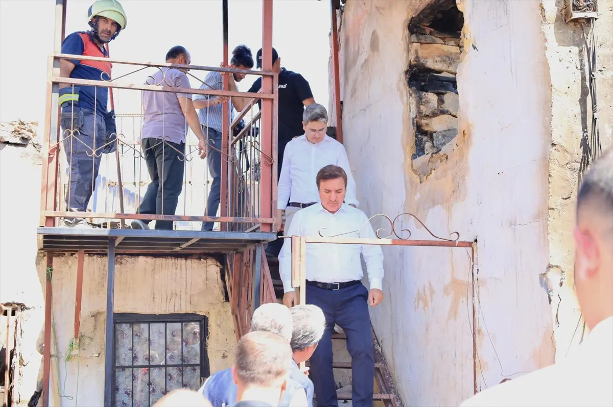 Yangın Mağdurlarına Devlet Desteği