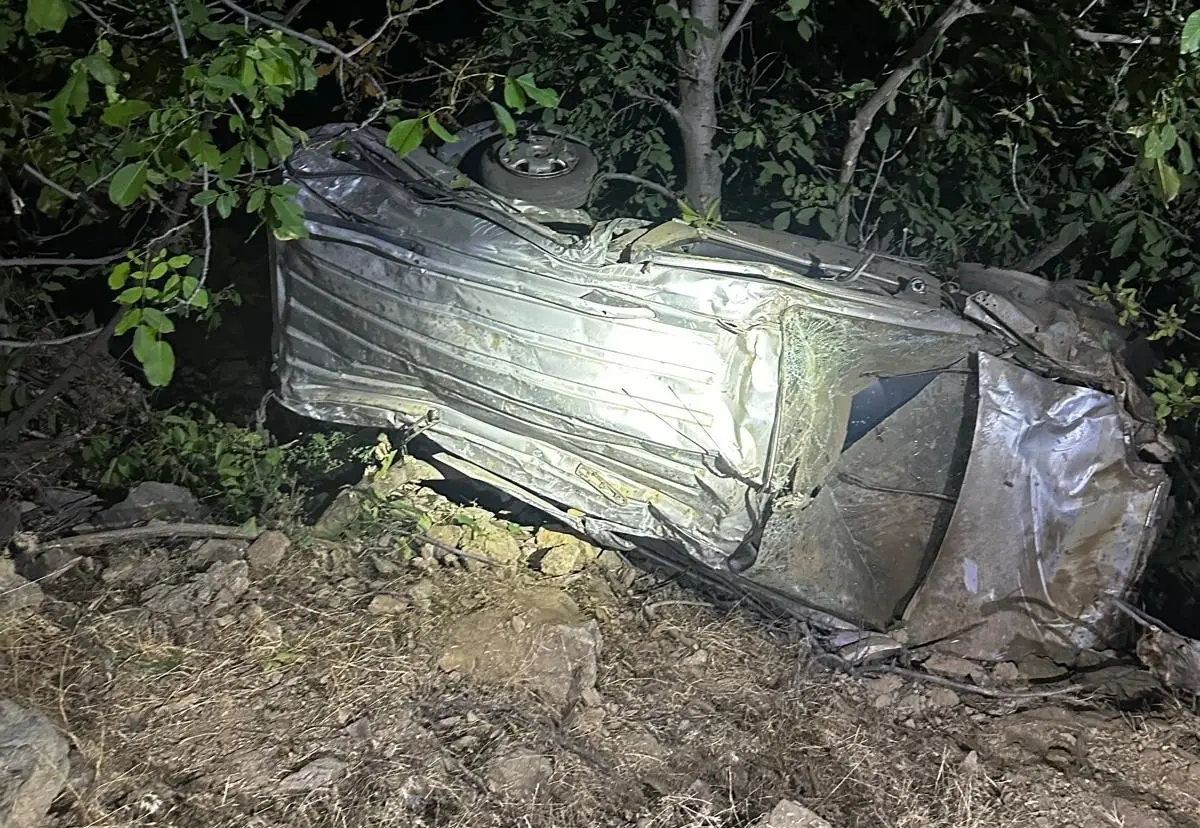Bingöl'de hafif ticari araç uçuruma yuvarlandı: 4 ölü, 5 yaralı