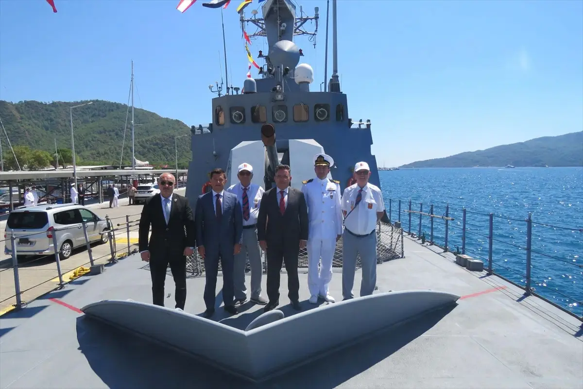 Marmaris Kaymakamı Kaya: TCG Bora'da şehit aileleriyle buluştu
