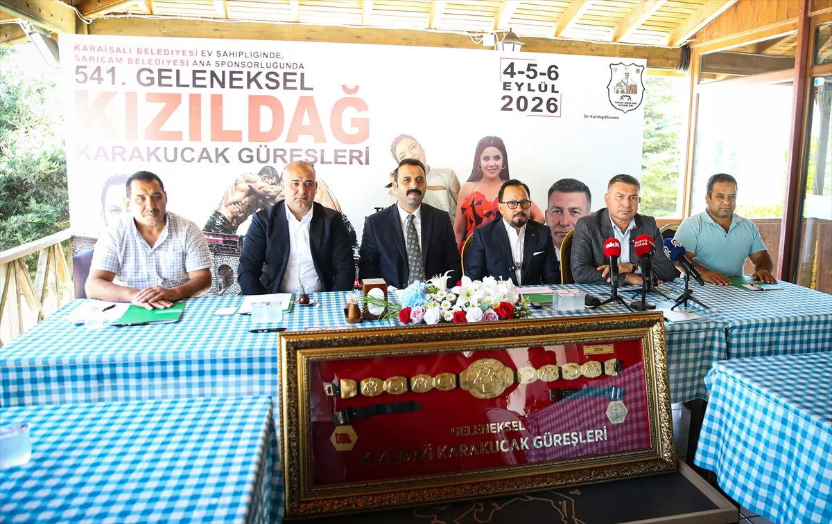 Adana'da 541. Kızıldağ Karakucak Güreşleri: 4-6 Eylül'de