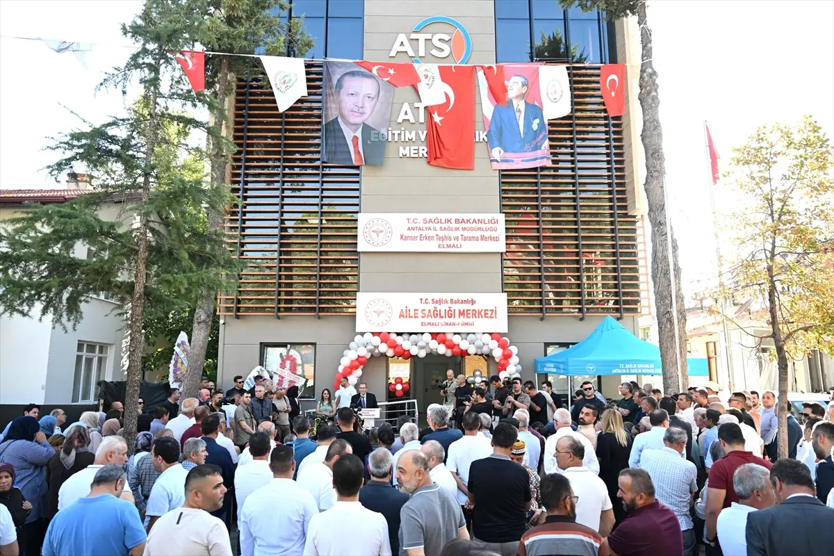 Vali Şahin: Elmalı'daki sağlık merkezi önemli bir yatırım