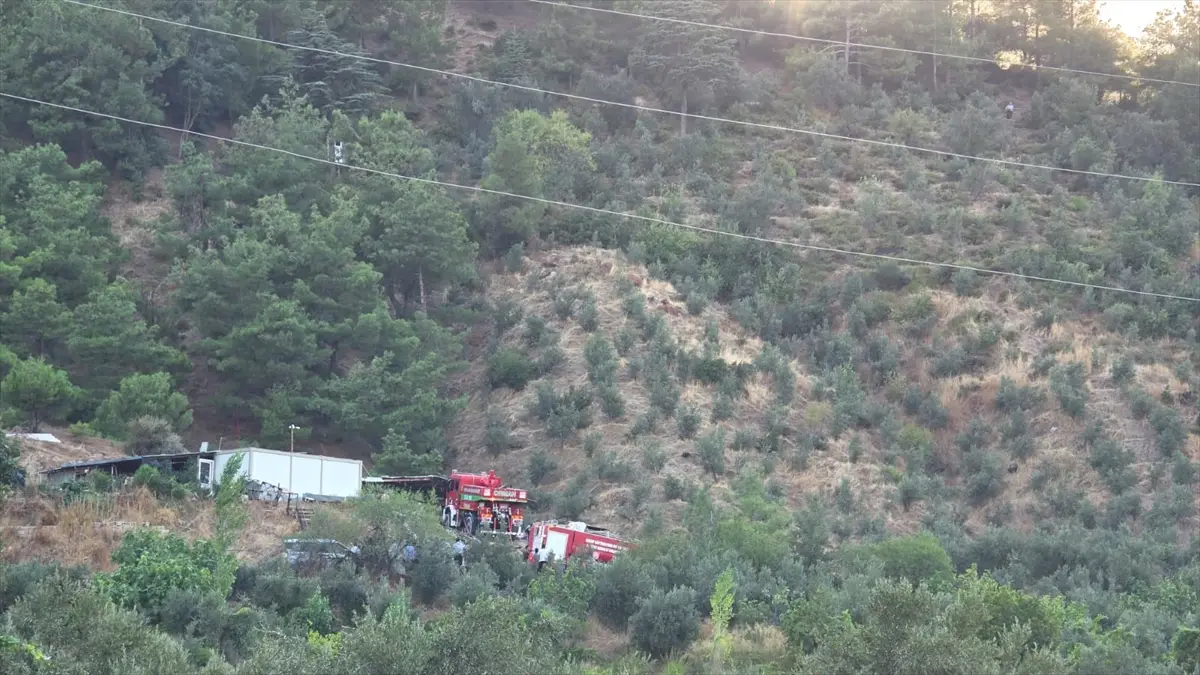 Hatay Hassa'daki orman yangını kısa sürede söndürüldü
