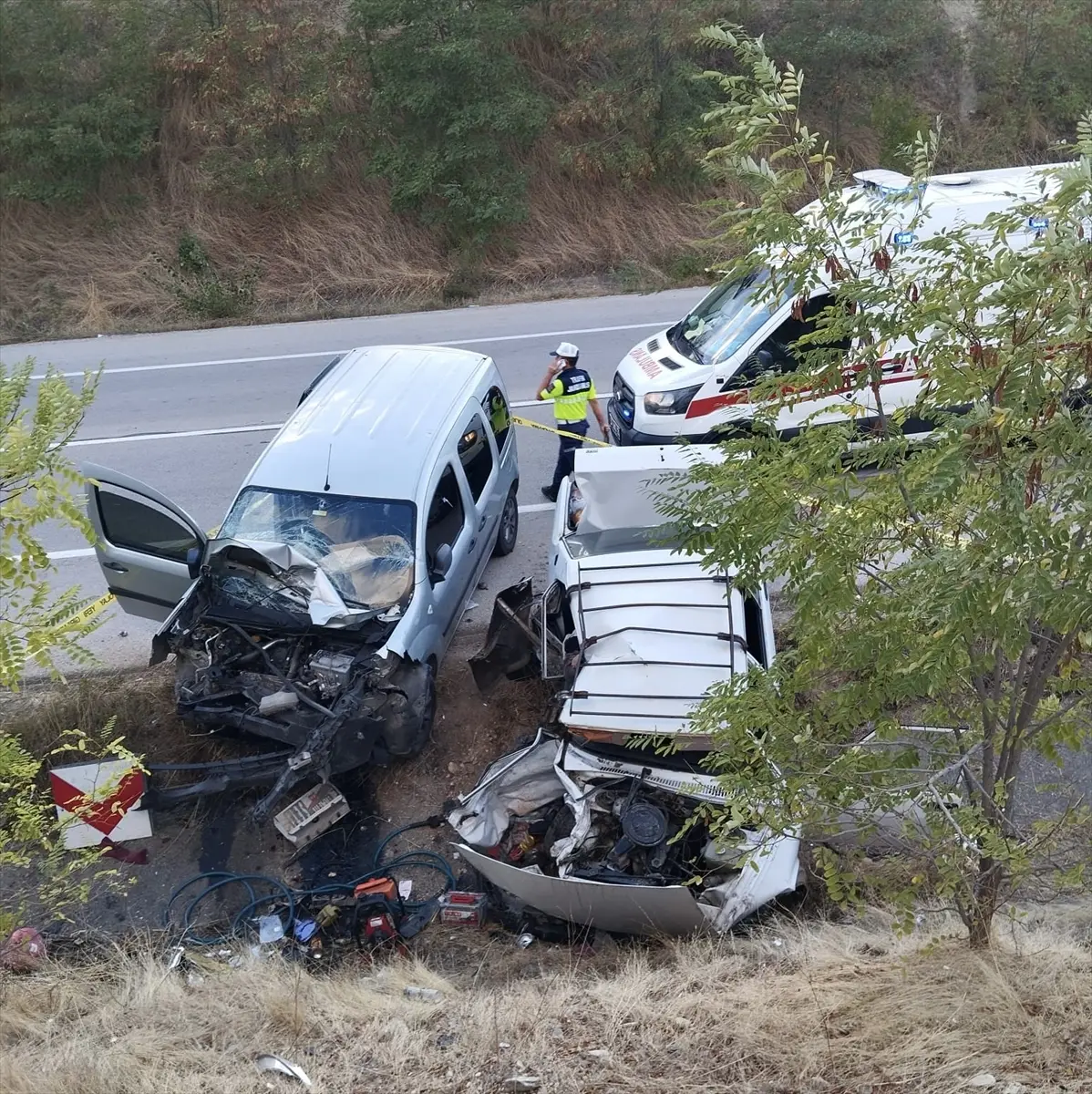 Sinop Boyabat'ta trafik kazası: 1 ölü, 5 yaralı