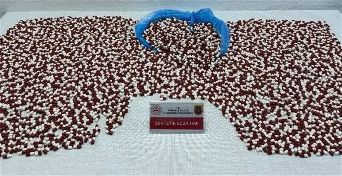 Kırıkkale'de uyuşturucu operasyonu: 4 bin 581 hap ele geçirildi