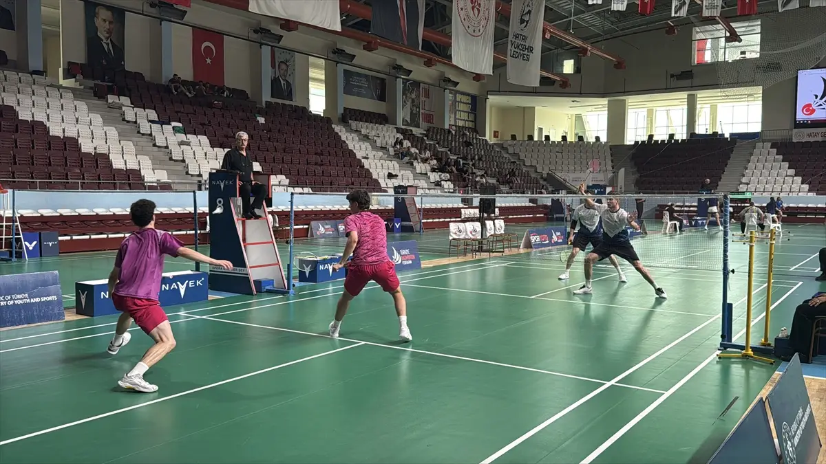 Hatay'daki Türkiye Badminton Şampiyonası'nda şampiyonlar belli oldu