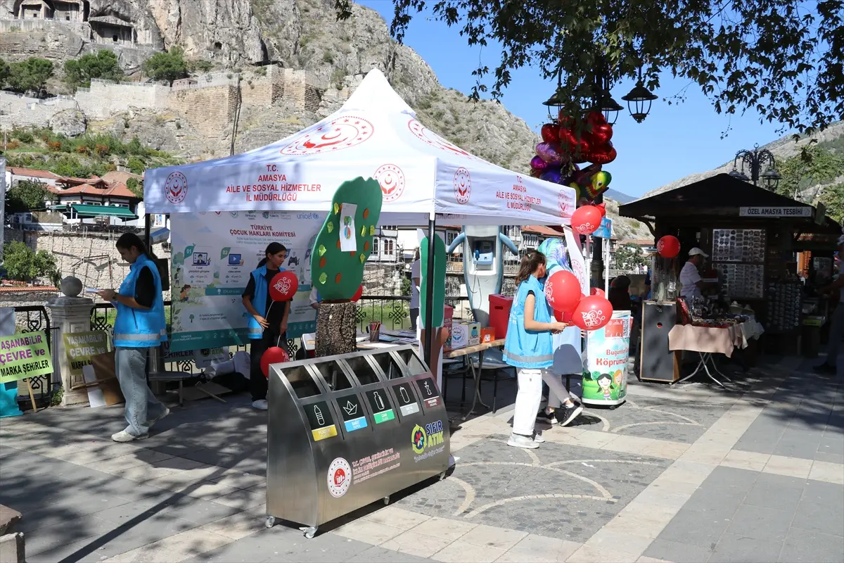 Amasya'da çocuklar: Tohum toplarıyla iklim değişikliğine dikkat