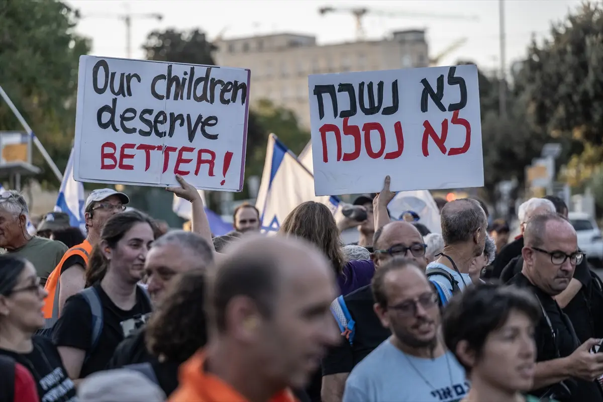 Netanyahu: Seçim öncesi tansiyonu yükseltme protestosu