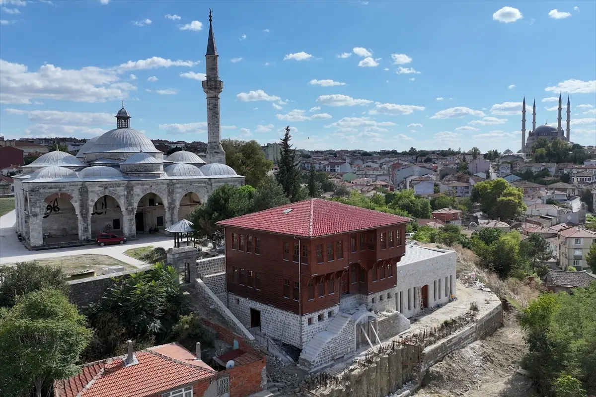 İhya edilen Edirne Mevlevihanesi ekimin ikinci haftasında hizmete açılacak