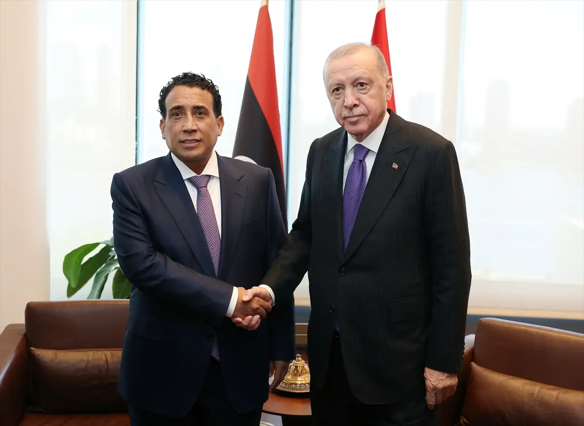 Cumhurbaşkanı Erdoğan: Libya Lideri Menfi ile görüştü