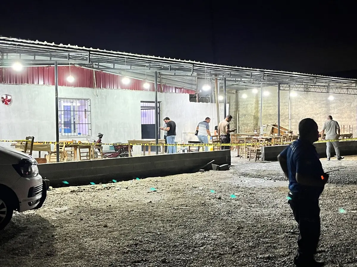 Mersin Tarsus'ta kahvehane saldırısı: Bir kişi öldü, dört yaralı