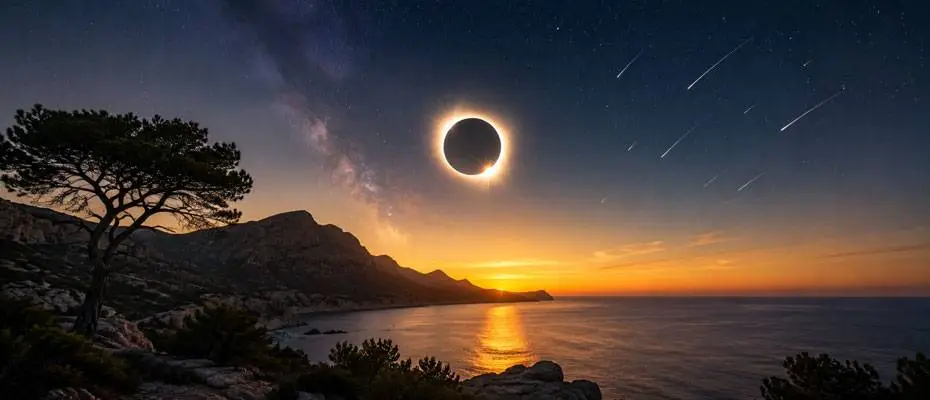 Mallorca: Güneş Tutulması ve Perseid Yağmuru Aynı Gece