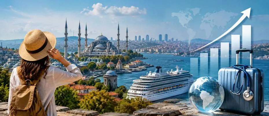 Turkey Rises to Fourth in Global International Tourist Numbers