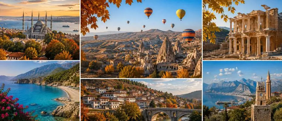 Türkiye Sonbaharda: Altın Mevsim İçin Altı Destinasyon