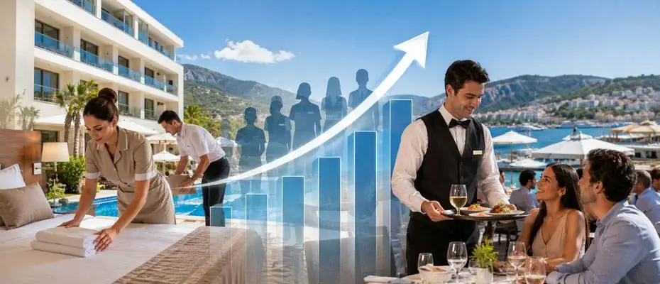 Konaklama ve Yiyecek İstihdamı Rekoru: 1,5 Milyon Çalışan