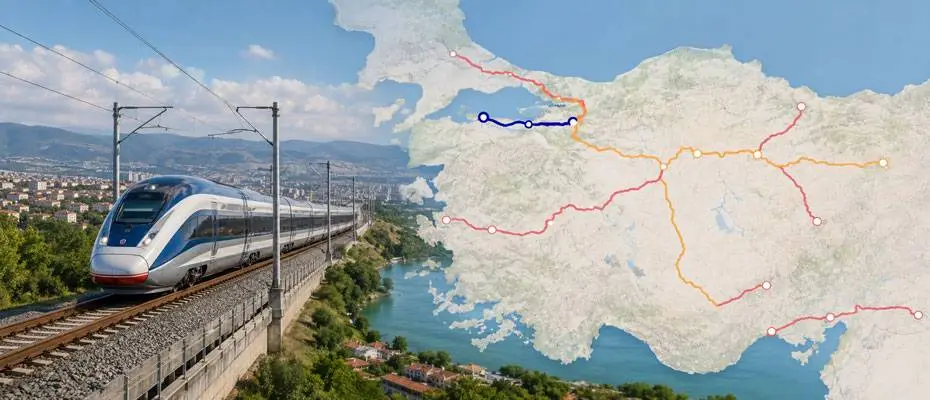 Bursa'yı yüksek hızlı tren ağına bağlayacak hatta test sürüşleri başlıyor