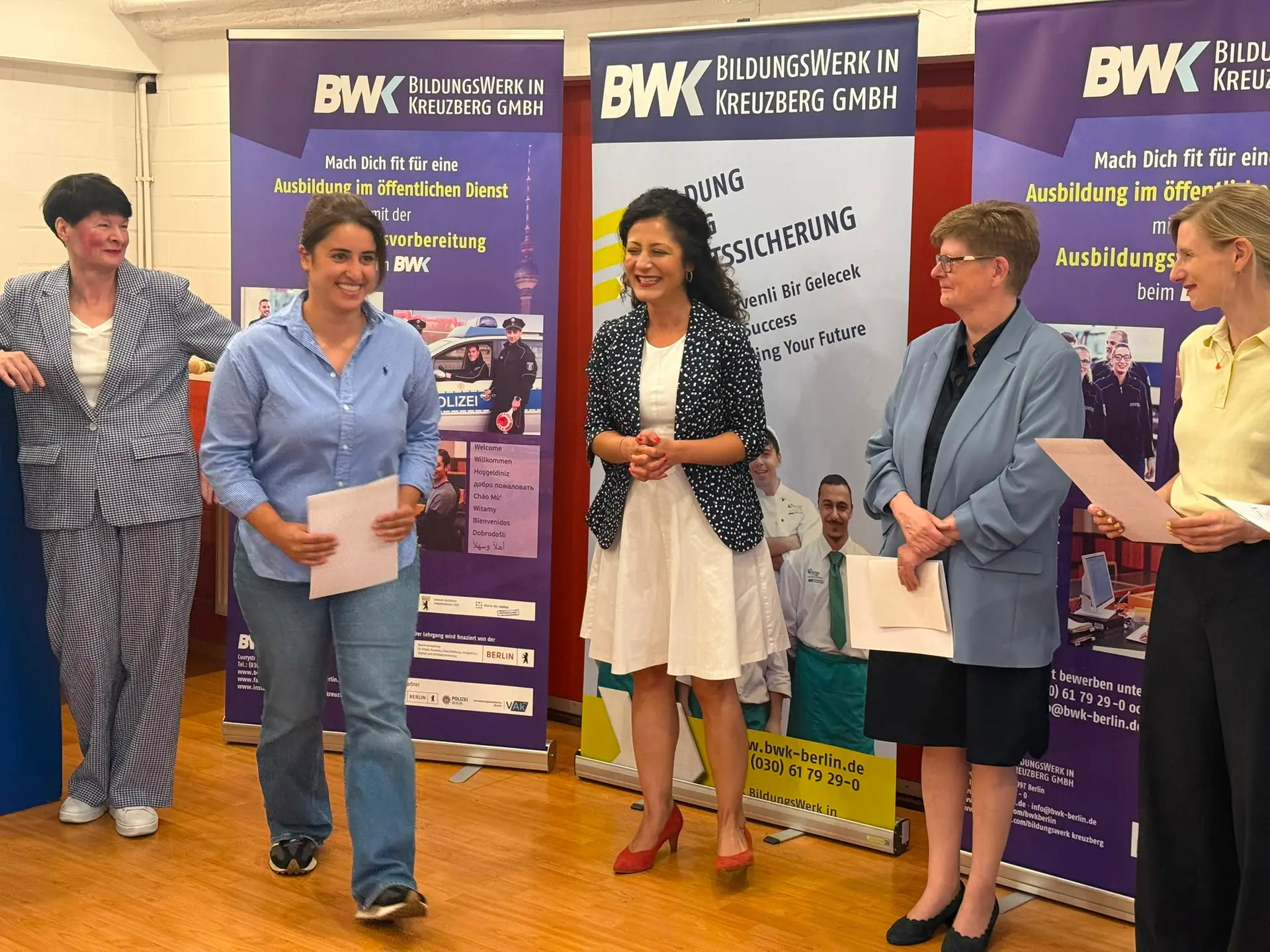 Young People Preparing for Public Service Receive Certificates in Berlin