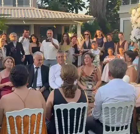 Özgür Özel Puts Engagement Rings on Zümrüt Gültekin and Yiğit Korkmaz in Manisa