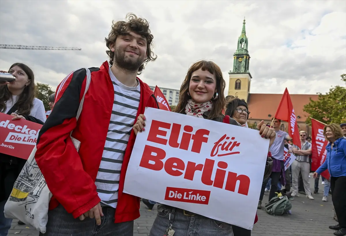Elif Eralp: Berlin seçimlerinde Sol Parti liderliği sürdürüyor