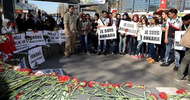 Avrupa’dan gelen gençler terörü Kızılay’da lanetledi