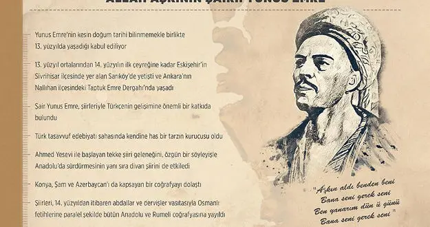 'Allah aşkının şairi: Yunus Emre'