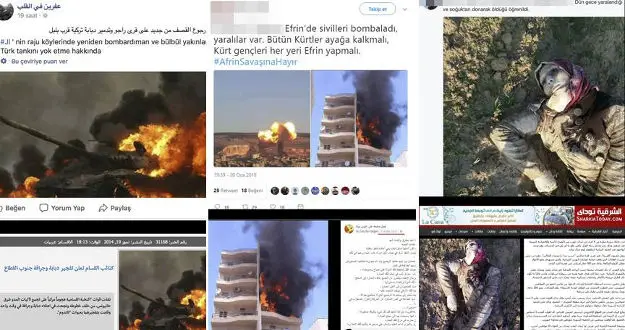 Sosyal medyada Zeytin Dalı Harekatı'na kara propaganda