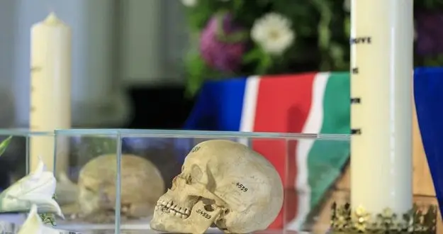 Almanya'nın teslim ettiği Herero ve Nama yerlilerinin kemikleri Nambiya'da