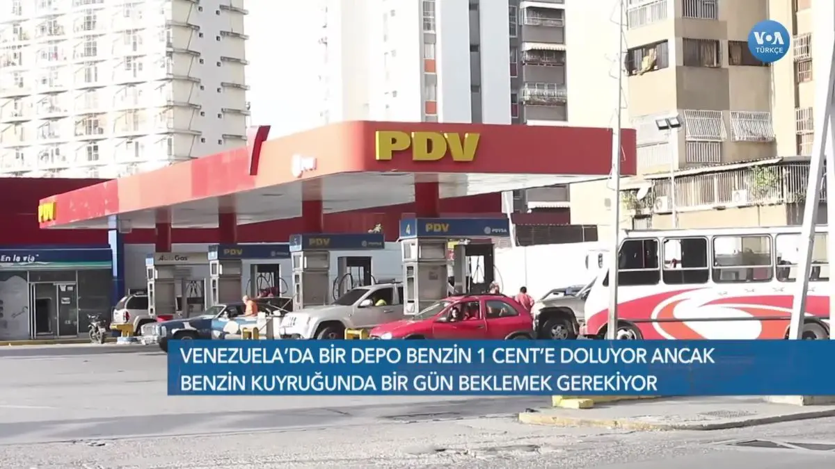 Venezuela'da Benzin Sıkıntısı