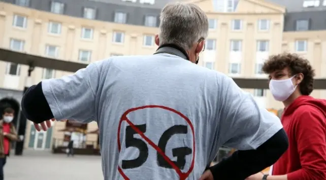Belçika'da 5G teknolojisi yatırımları protesto edildi