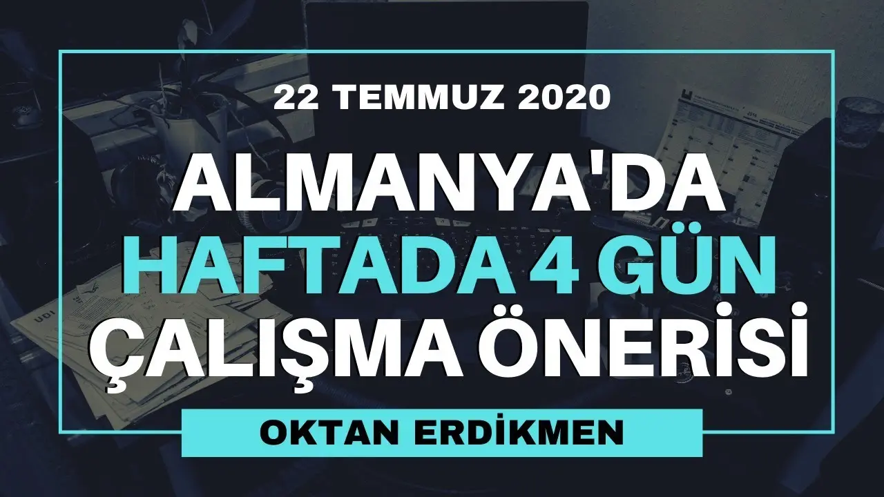 Almanya'da haftada 4 gün çalışma önerisi