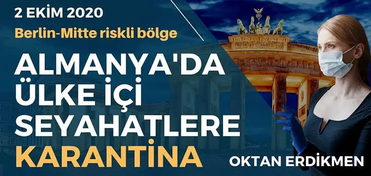 Almanya'da ülke içi bazı seyahatlere karantina